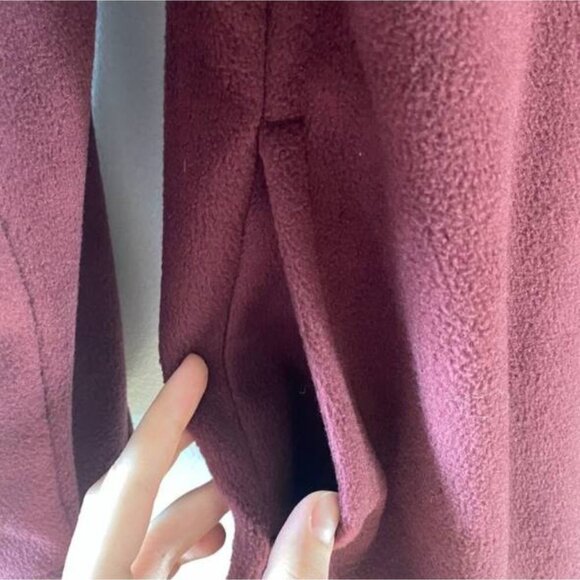 New Balance Athletic Polarfleece Shacket (XS) - Burgundy - Picture 7 of 9